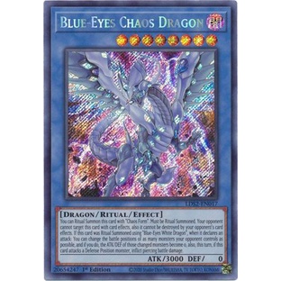 [Mã 155ELSALE giảm 7% đơn 300K] Thẻ bài Yugioh - TCG - Blue-Eyes Chaos Dragon / LDS2-EN017'