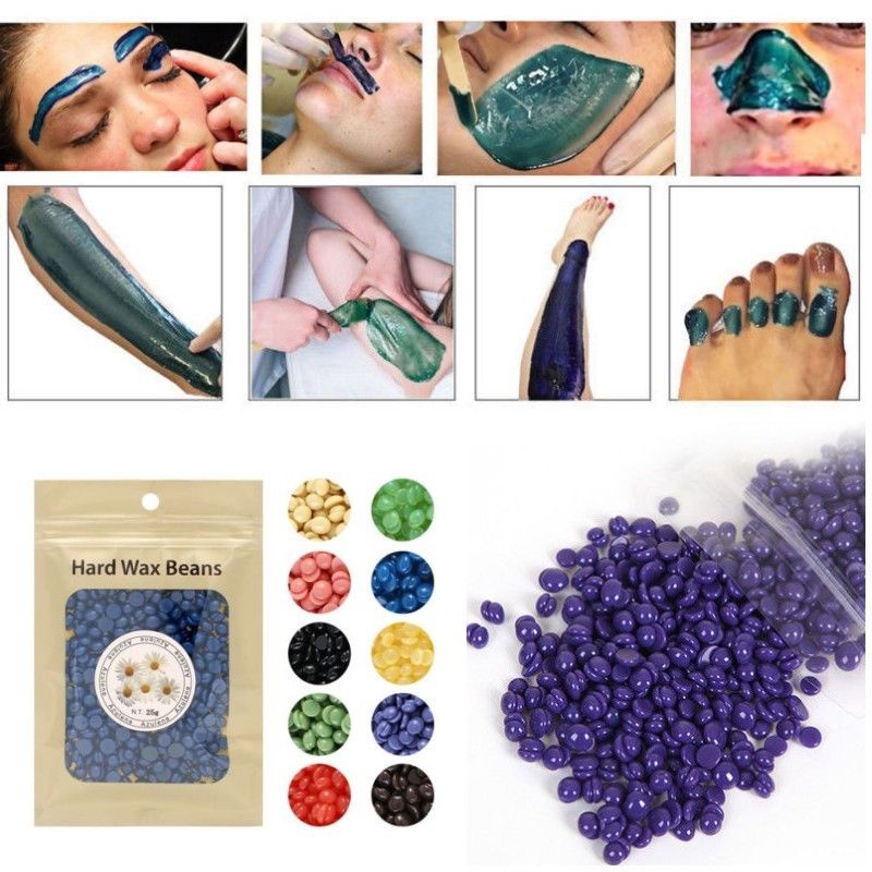 Hộp Hạt Sáp Cứng Tẩy Lông Không Đau 25g Dành Cho Nam Và Nữ