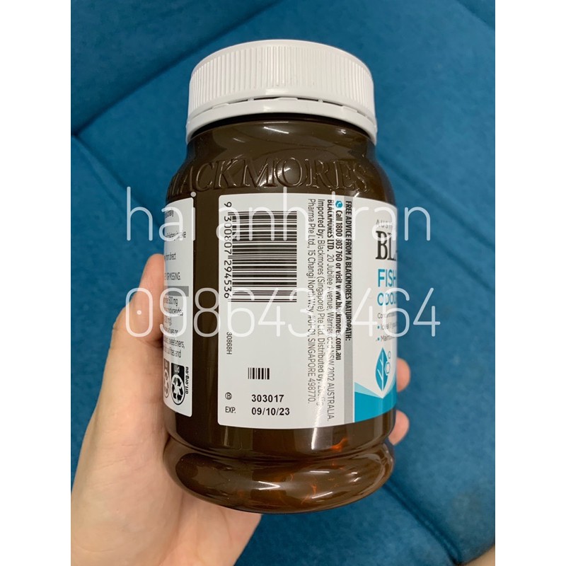 Viên uống Dầu cá Fish oil mini caps Odourless Blackmores