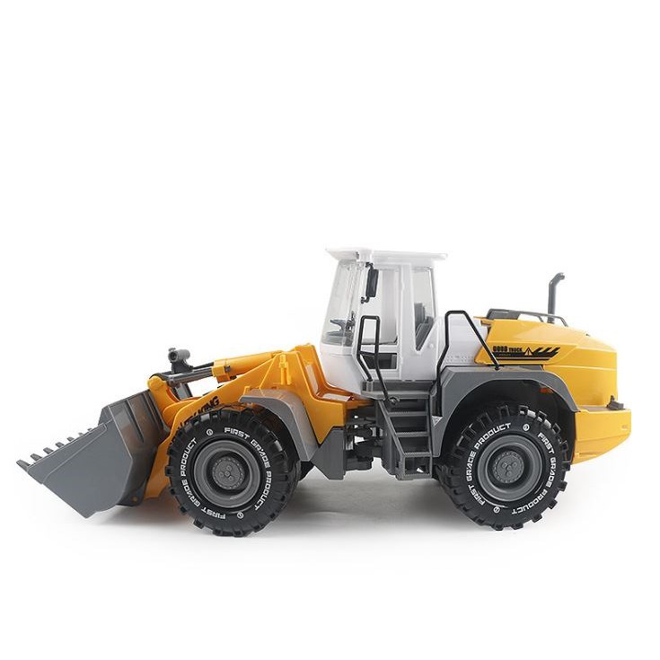 Mô hình xe máy ủi, máy xúc đất đồ chơi trẻ em