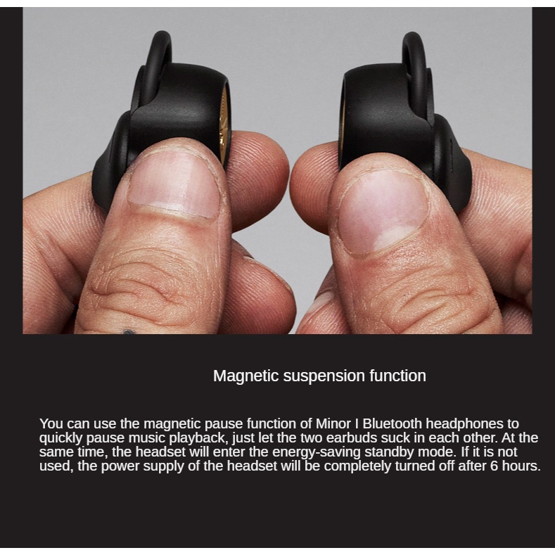 Tai Nghe Nhét Tai Marshall Minor II Kết Nối Bluetooth Không Dây Âm Thanh HIFI Có Micro Chất Lượng Cao