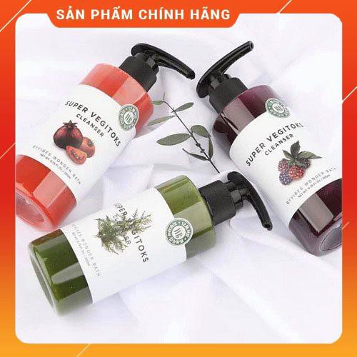 Sữa Rửa Mặt   Sủi Bọt Rau Củ Super Vegitoks Cleanser - Màu Xanh | BigBuy360 - bigbuy360.vn