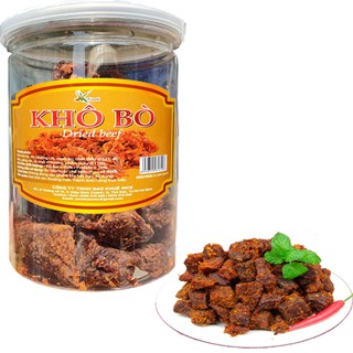 KHÔ BÒ DẠNG VIÊN ĐẶC BIỆT THƠM NGON HIỆU SK FOOD - HŨ 200G