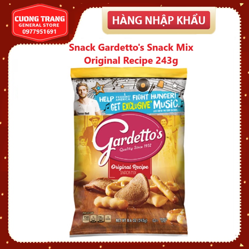 Snack Bag Gardetto's Snack Mix Original Recipe 8,6 oz (243g)