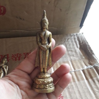Tượng phật thích ca đồng đứng cao 10cm