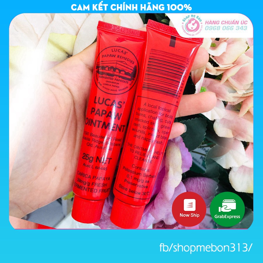 [CHUẨN AIR] Kem đa năng Lucas Papaw Ointment 25g - Chính hãng Úc Chính Hãng