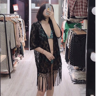 Áo Choàng Đi Biển Khoác Ngoài Bikini, Đồ Bơi Nữ ALU003