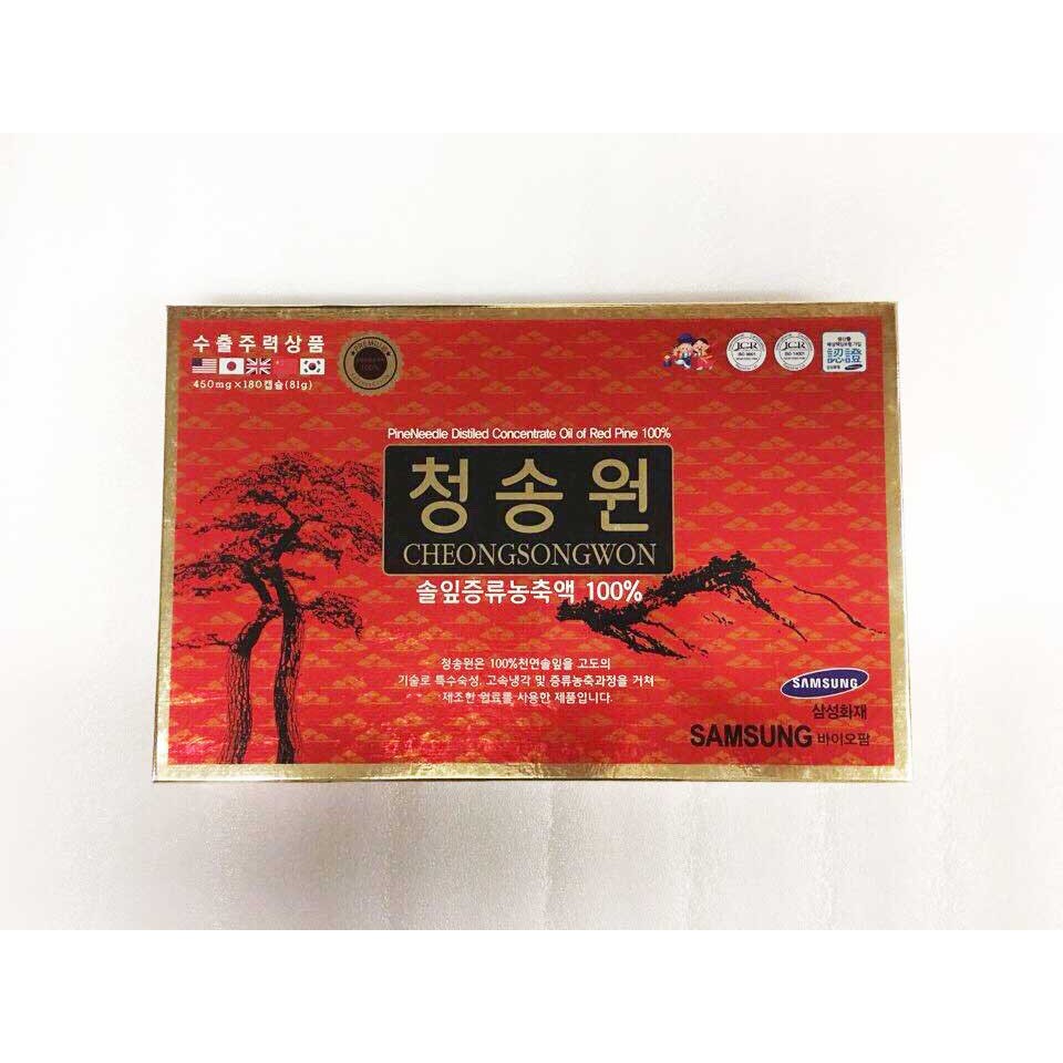 [DUY NHẤT HÔM NAY] [SALE LỚN] Tinh Dầu Thông Đỏ CHEONGSONGWON HÀN QUỐC | BigBuy360 - bigbuy360.vn