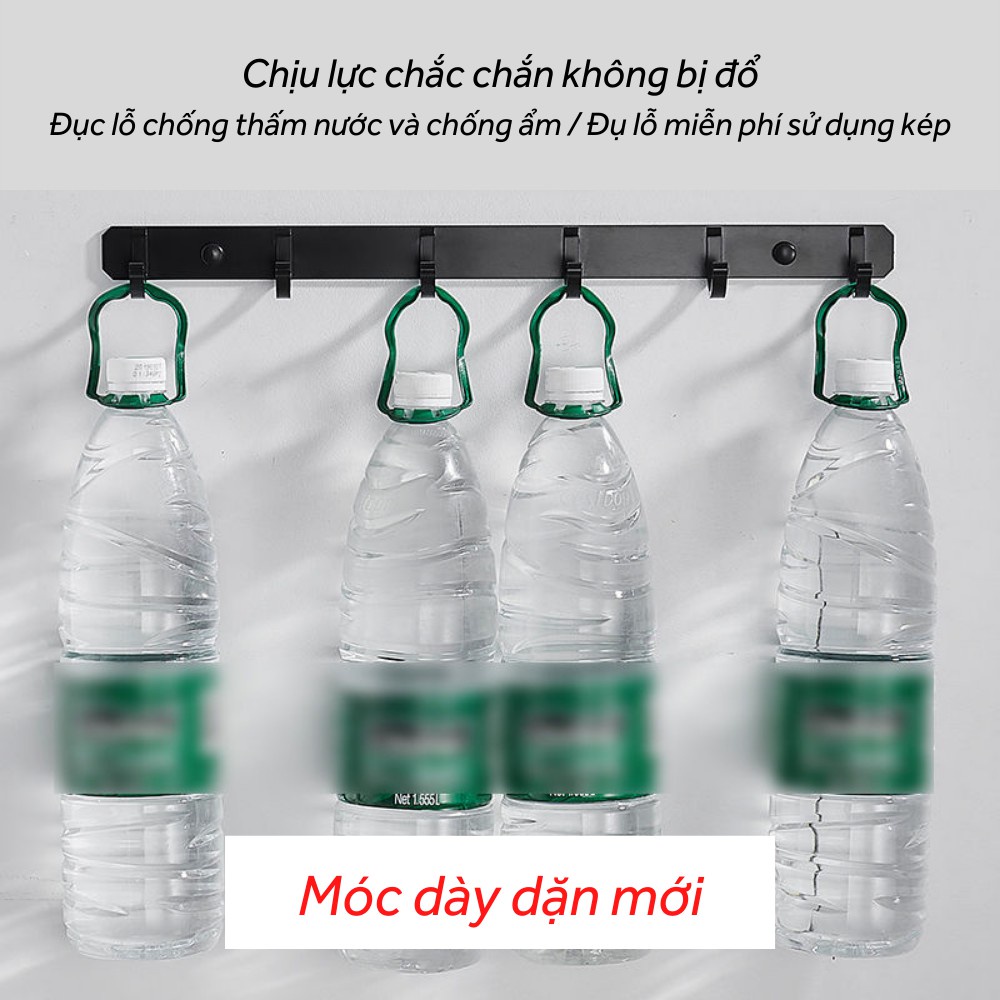 Móc Treo Quần Áo Gắn Tường Móc Treo Quần Áo Inox Không Gỉ Moda.H