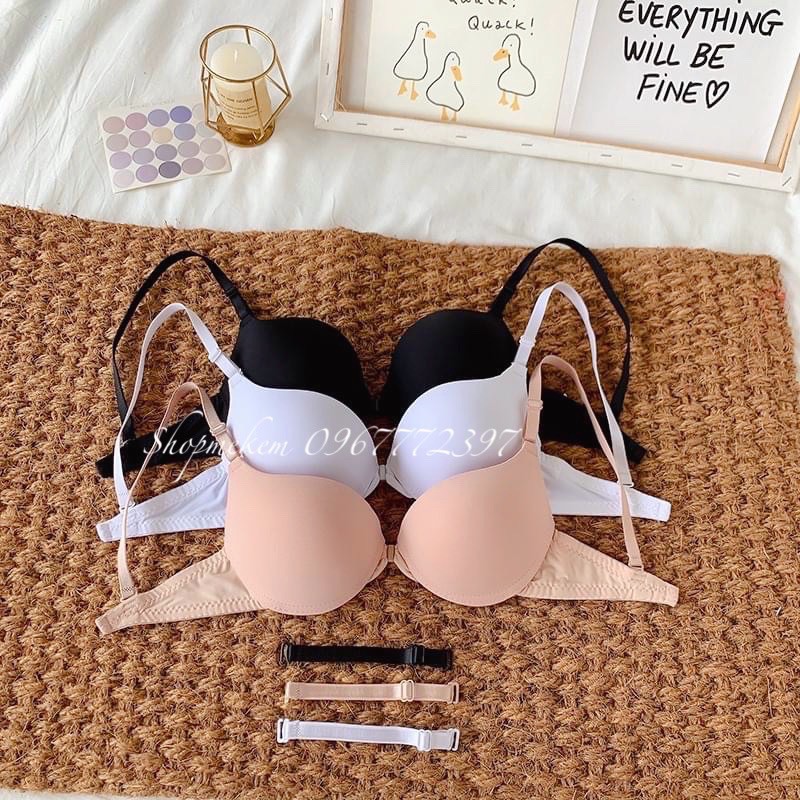 [Full size32-38] Áo ngực cài trước AL1501 trơn có đệm, Áo lót DORIS có gọng nâng ngực Cao cấp | BigBuy360 - bigbuy360.vn