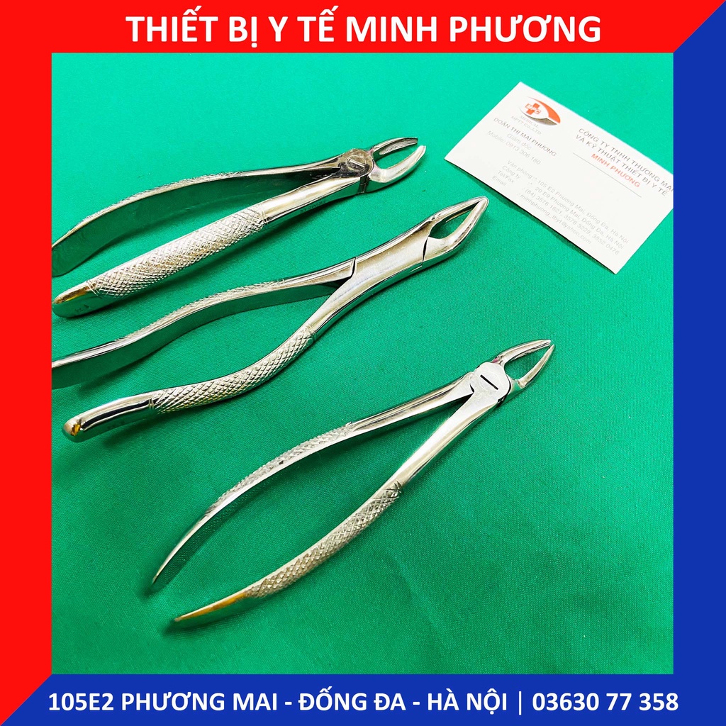 Kìm nhổ răng người lớn các số