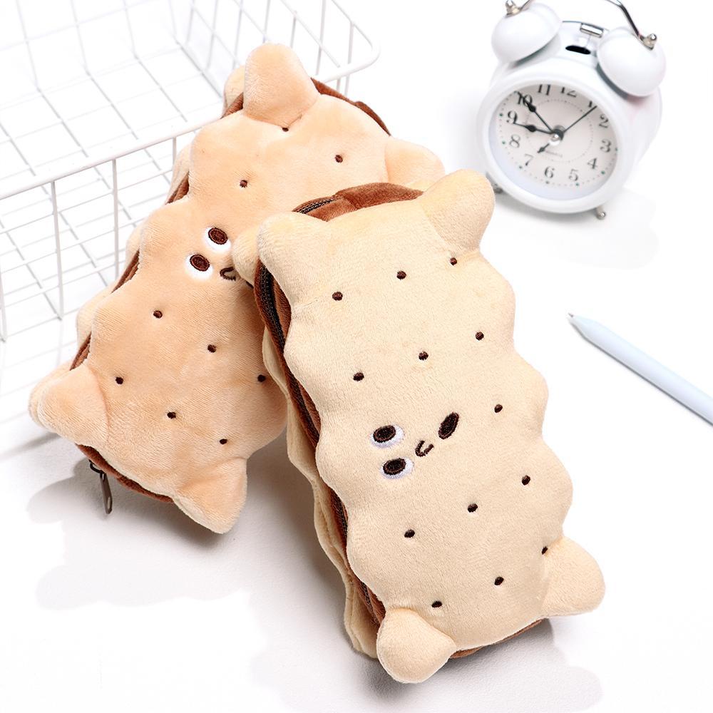 Túi Đựng Bút Hình Bánh Quy Sức Chứa Lớn