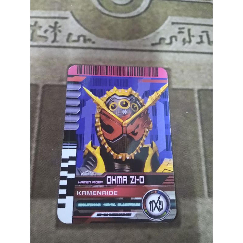 Thẻ bài sưu tầm card in kamen rider Decade đọc được 2 mặt trong Driver Kamen Rider Ohma Zi-O