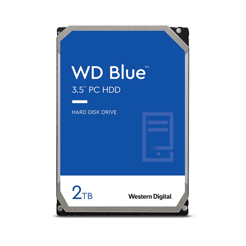 Ổ cứng di động HDD WD 2TB Blue 3.5 inch, 5400RPM, SATA, 256MB Cache