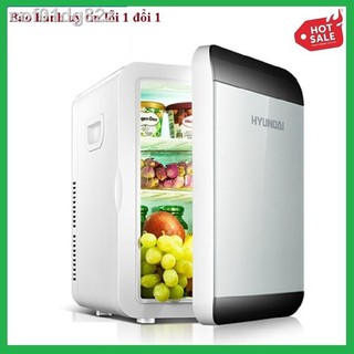 ✜ஐ❒Tủ lạnh mini, tủ lạnh mini 13.5l, 2 chiều nóng và lạnh, nguồn 12v và 220v