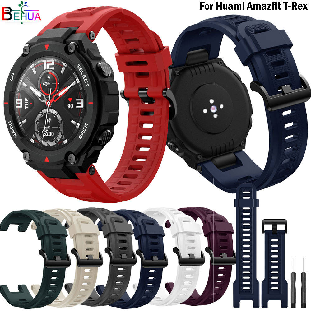 Dây Đeo Silicone Thay Thế Cho Đồng Hồ Thông Minh Xiaomi Huami Amazfit T-Rex