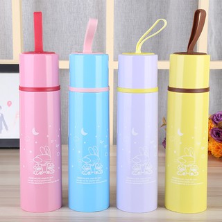 HCM - Bình giữ nhiệt họa tiết hoạt hình 400ml