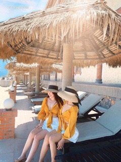 Áo phi lụa cột nơ ngực