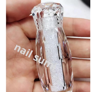 Đá rắc móng nail màu trắng