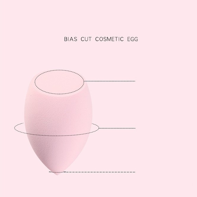 Hộp gồm 4 mút tán kem nền mút trang điểm mềm mại hình giọt nước siêu tiện dụng Sena Beauty