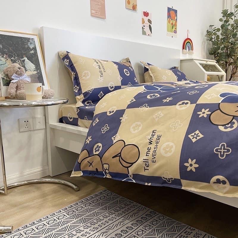 SÉT GA GỐI EO VÌ Ô VUÔNG