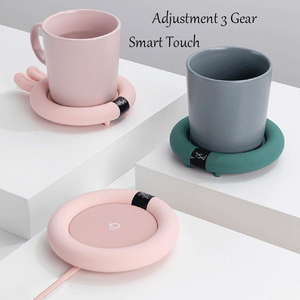Đế Hâm Nóng Cốc Nước 3 Bánh Răng USB Dễ Thương Có Thể Điều Chỉnh Cho Nhà Ở / Văn Phòng