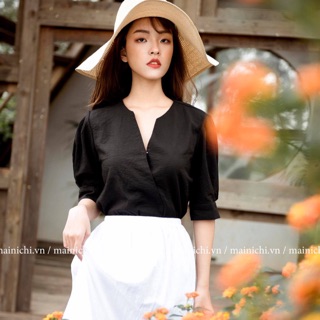 Áo sơ mi tay bồng