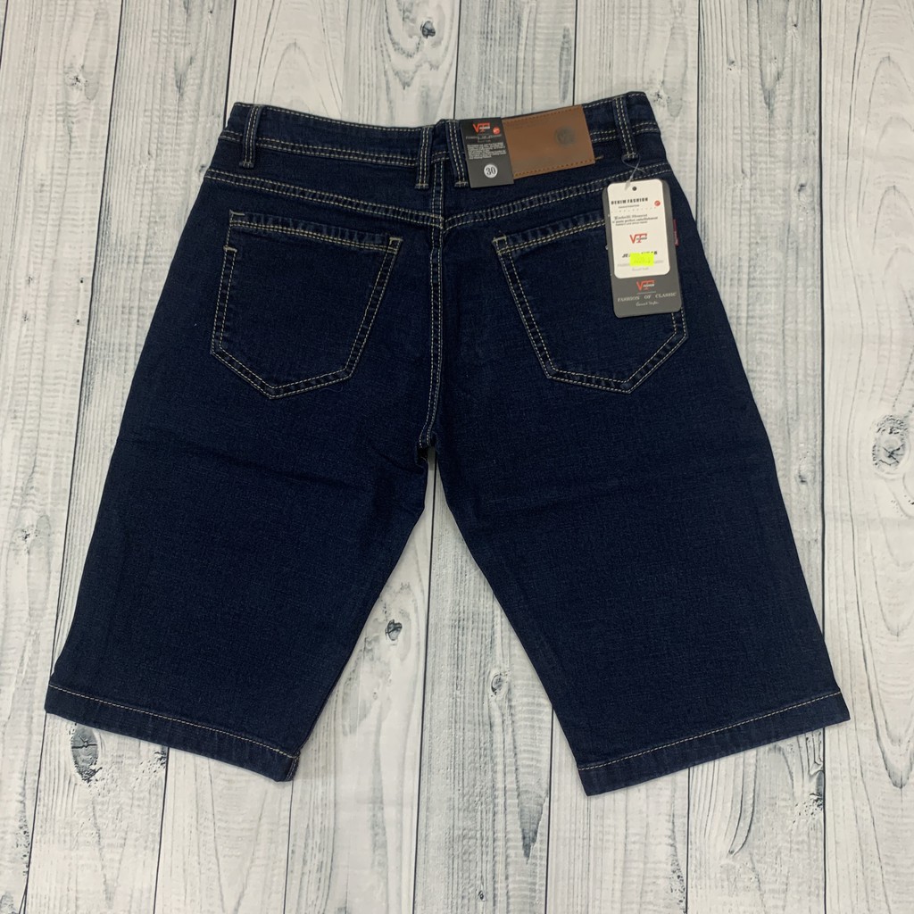 Quần short jean nam ống suông (3 màu: Xanh đen- Xanh nước biển- Xanh nhạt) - Có bigsize- Hình ảnh do shop tự chụp