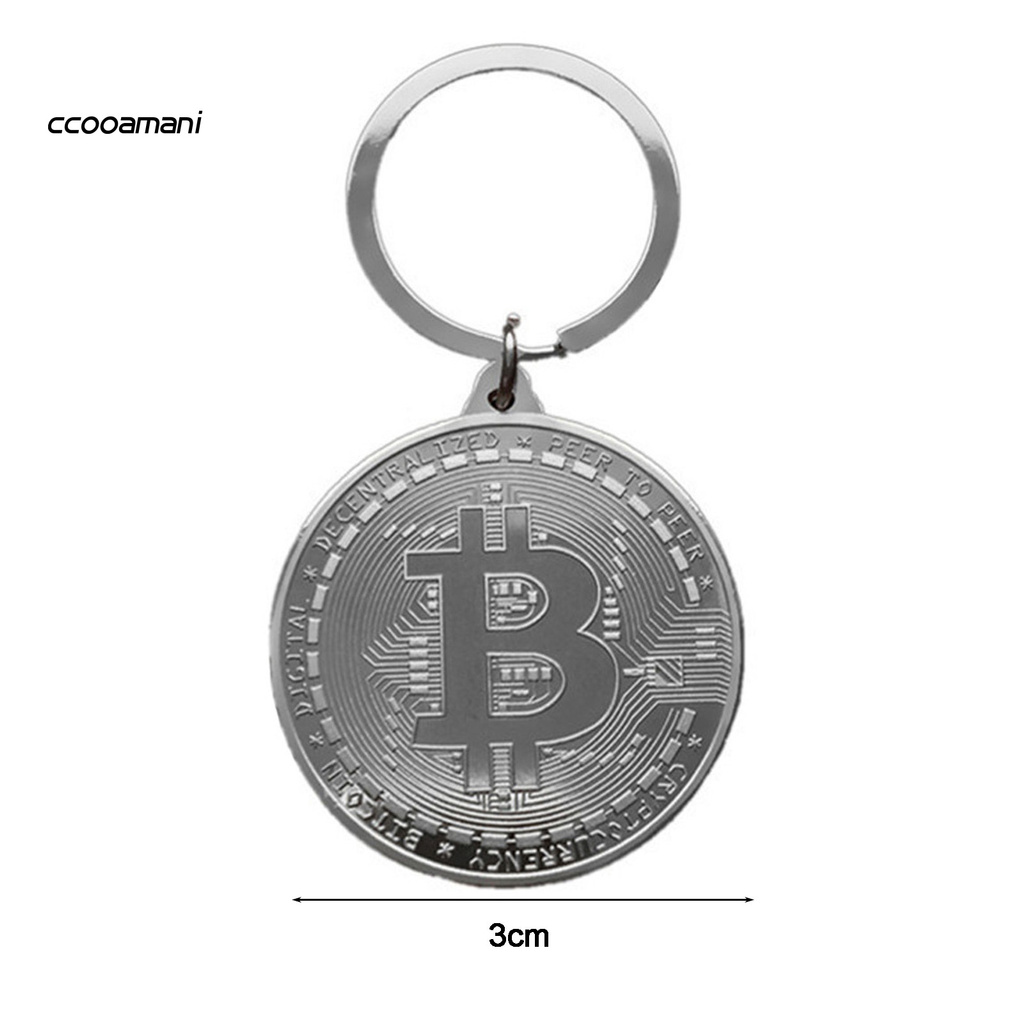 Móc Khóa Hình Đồng Tiền Bitcoin