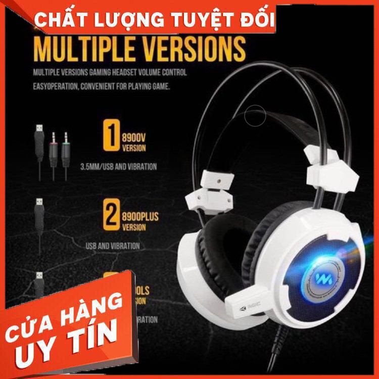 HÀNG CAO CẤP -  Tai nghe Game Thủ, có Mic, Wang Ming 8900L Chuyên game có Led I Gaming Headphone WangMing 8900L LED  - H