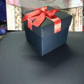 Love box Christmas- explosions box - Size10x10cm