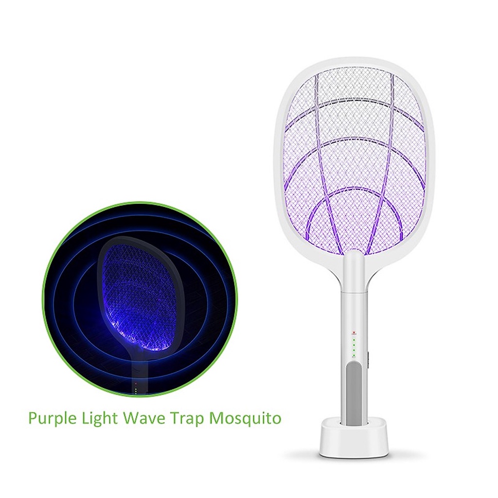 Vợt muỗi thông minh kiêm Đèn bắt muỗi tự động 2 trong 1 Điện Quang EMR10 W