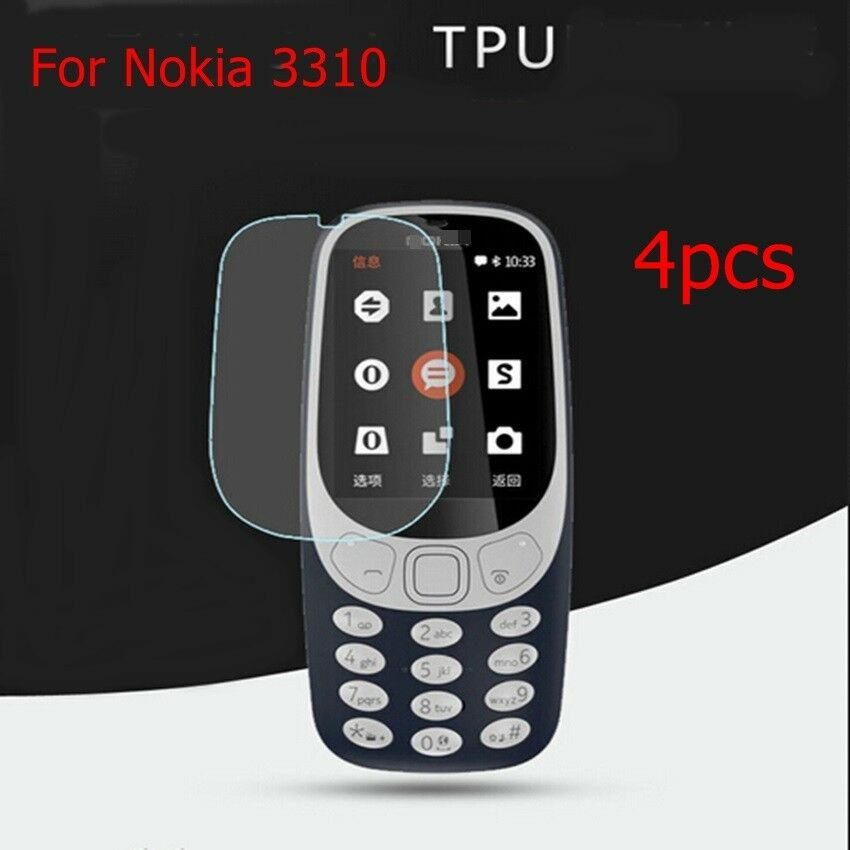 4 Miếng dán bảo vệ toàn màn hình điện thoại HD cho Nokia 3310