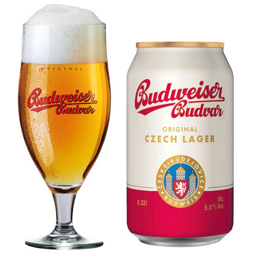 Thùng 24 lon Bia Budweiser Budvar 330ml Tiệp