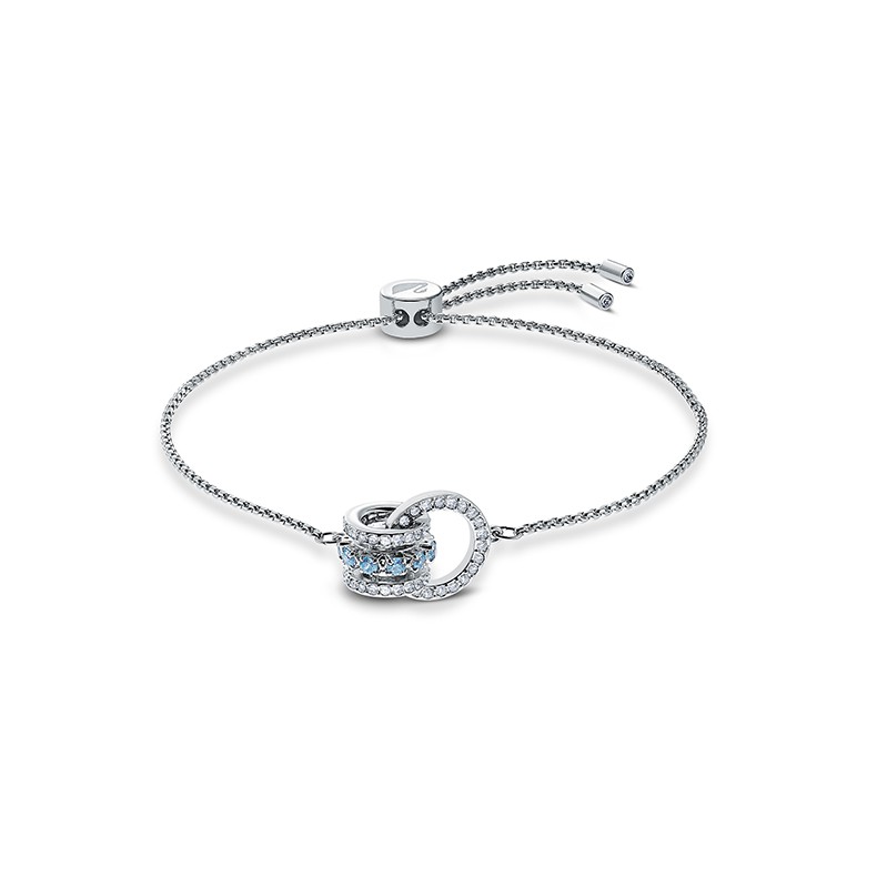 Vòng Tay Hai Lớp Mạ Vàng Hồng 18K Thời Trang 2023 5537123