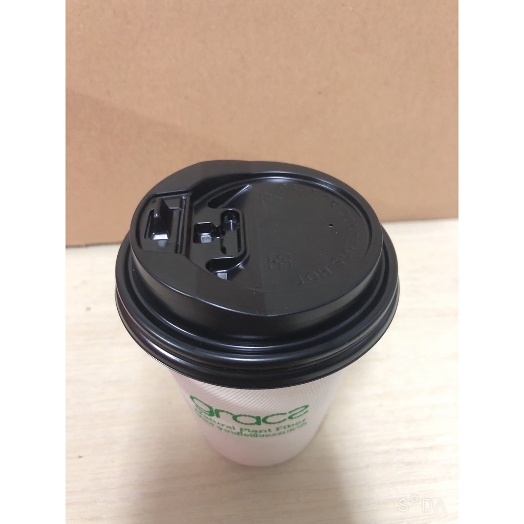 Combo 10 Ly bã mía Thái Lan 260ml kèm nắp nhựa uống nóng