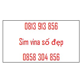 Sim vinaphone trả trước tam hoa, tứ quý, số đẹp update