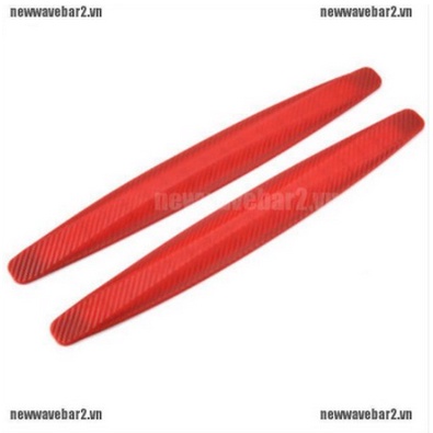 Miếng Dán 1 Cặp đôi  Bằng Sợi Cacbon carbon Bảo Vệ 4 Góc Cạnh Xe Hơi ô tô cabon cản trước sau bumper chống trầy kính hậu