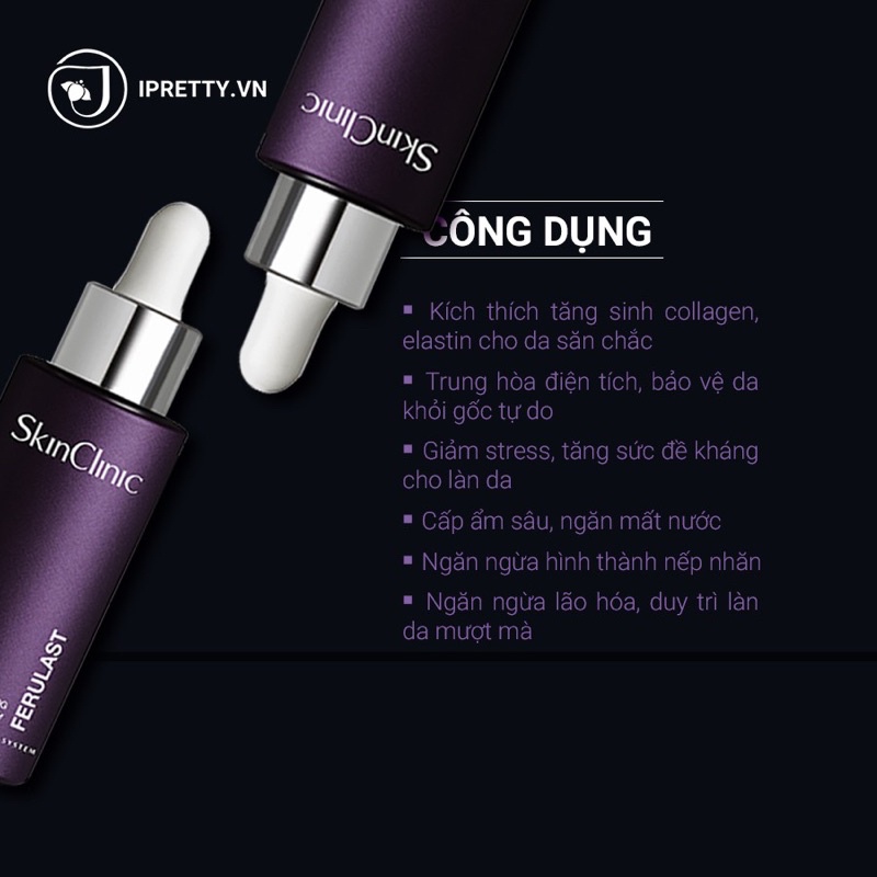 SkinClinic Ferulast – Serum phục hồi và chống lão hóa – 30ml