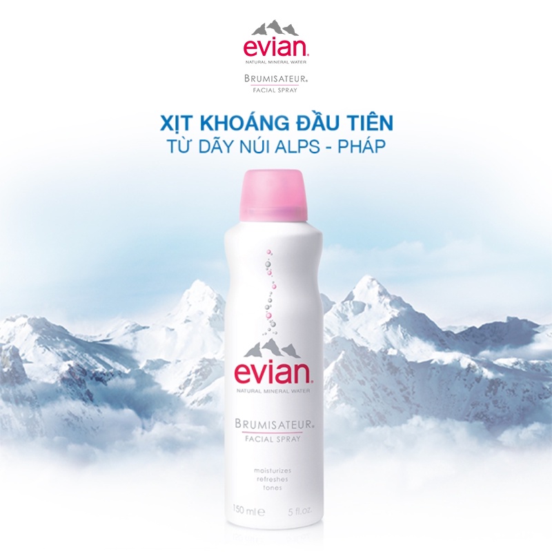 Xịt Khoáng Evian Cung Cấp Ẩm Và Làm Dịu Da 50ml