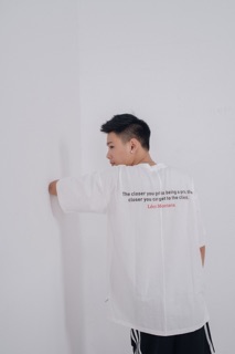 Áo longtee Leon Montana trắng Brocode