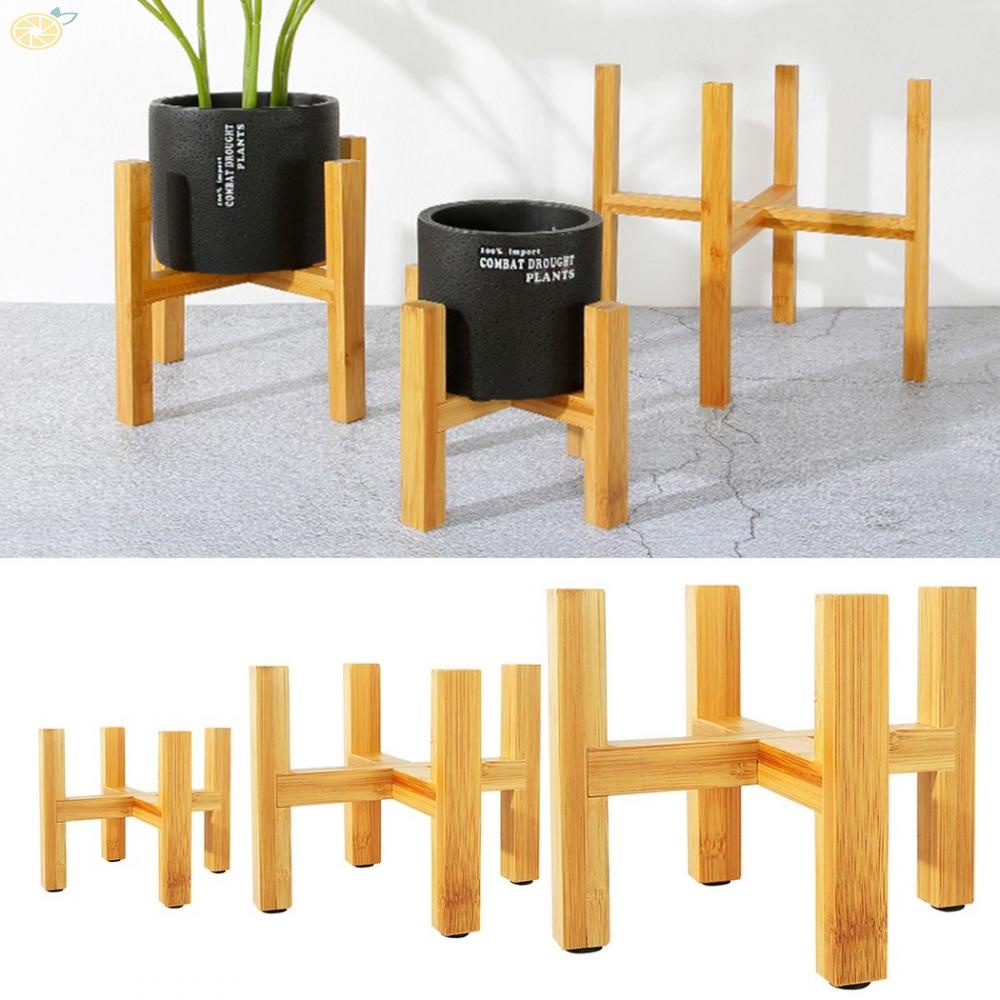 【VARSTR】Planter Pot Trays For Balcony Storage Wooden Yard Garden Patio Balcony