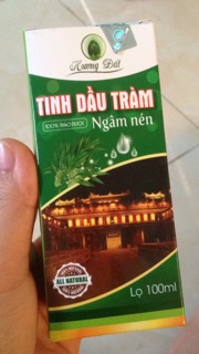 Tinh dầu tràm ngâm củ nén( củ hành tăm)