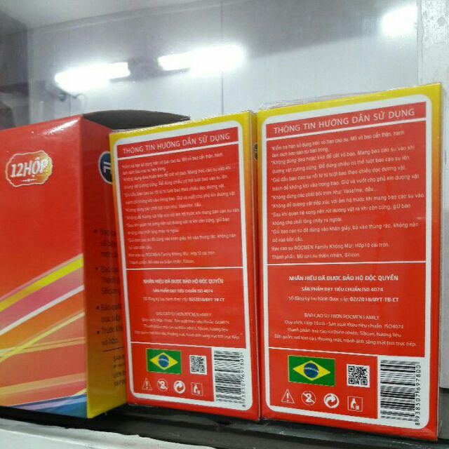 Bao cao su dành cho Gia Đình Rocmen Family: 10 cái× 12 Hộp