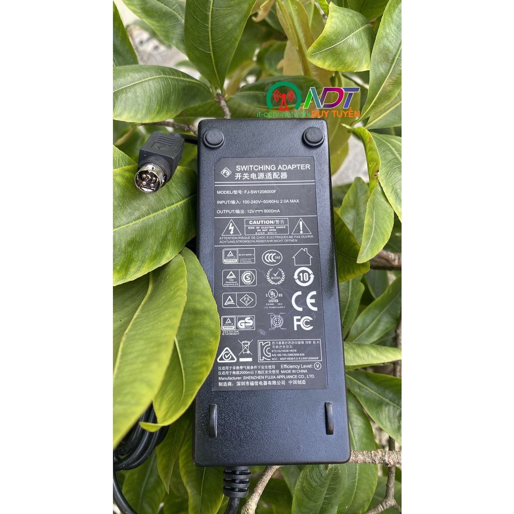 ✅ Bộ Nguồn Đầu Ghi Camera 12V 8A Chân 4pin Dùng Cho Đầu Ghi Hình Hoặc Thiết bị tương Thích