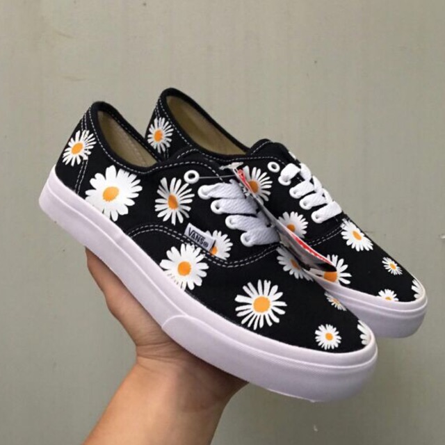 Giày vans hoa cúc nữ hàng siêu đẹp