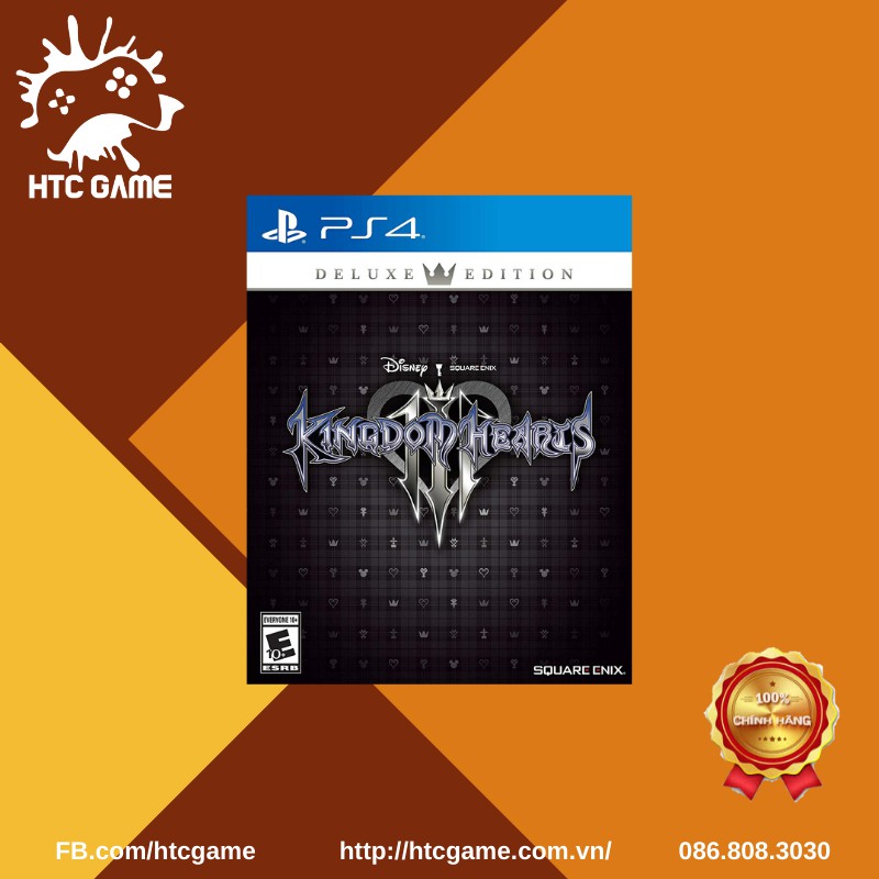 [Mã SKAMCLU9 giảm 10% đơn 100K] Đĩa Game PS4 KINGDOM HEARTS III DELUXE EDITION - New Nguyên Seal