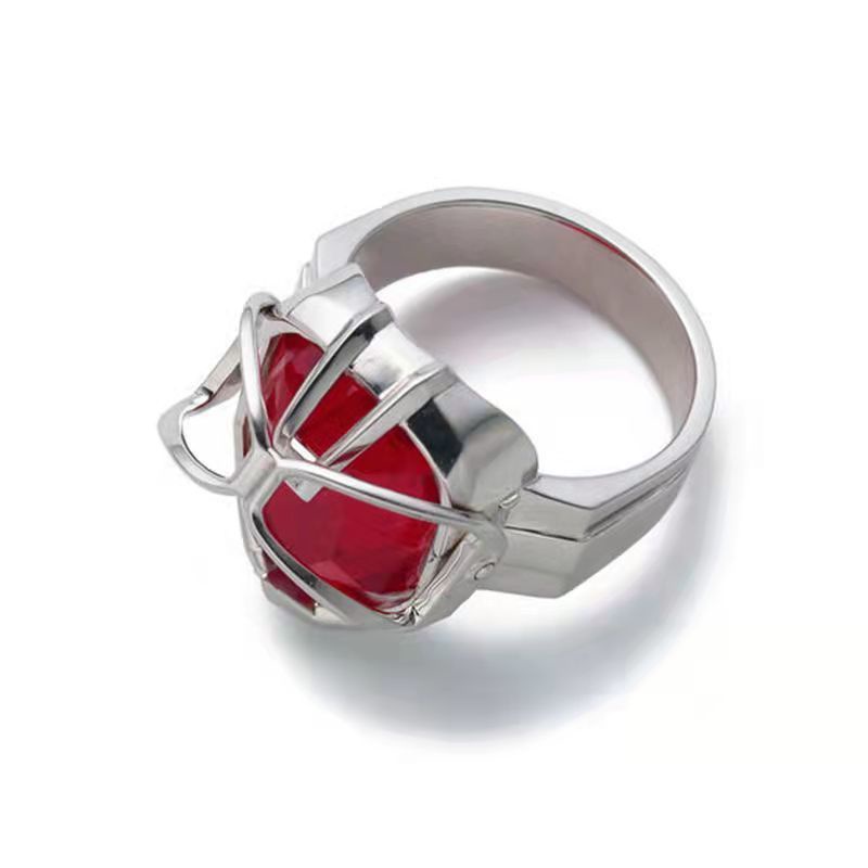 Nhẫn Hở Ma Thuật Hình Ngọn Lửa Phong Cách Kamen Rider flame Wizard