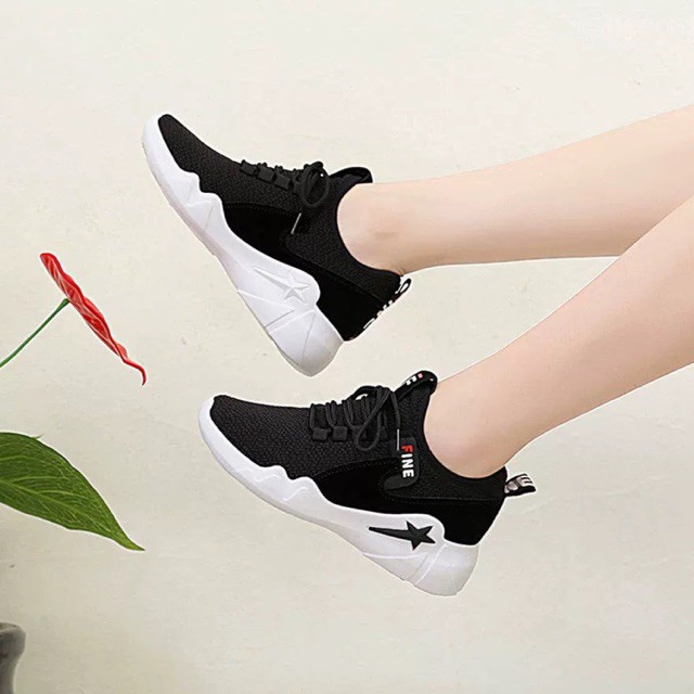 giày nữ thể thao đẹp ☑FREESHIP☑ Giày Nữ Đẹp Thời Trang Hàn Quốc kiểu dáng thể thao năng động