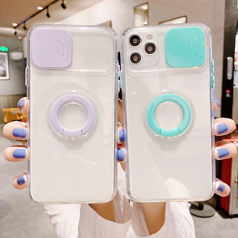 Ốp lưng trong suốt chống sốc cho iPhone 12 Pro Max 11 Pro Max XR XSMax X XS 7Plus 8Plus